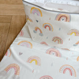 Nappy and wipes pouch - Beau Rainbow Print