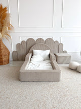 Monio - Children's Bed - Corduroy Beige