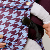 Nomad Air Houndstooth Baby Carrier - Harlow Lavender Blue
