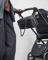 Riley Compact East-West Changing Bag Black Woven