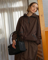 Riley Compact East-West Changing Bag Black Woven