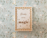 Books are magic - Checkerboard Edition - Print