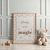Books are magic - Checkerboard Edition - Print