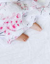 Organic Swaddle - Cherry Blossom