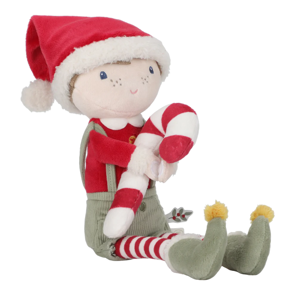Little Dutch - Christmas Doll - Jim 35cm GRS in box