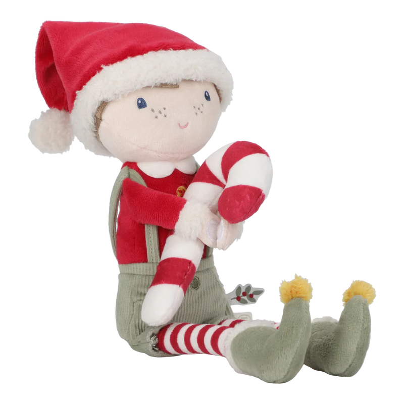 Little Dutch - Christmas Doll - Jim 35cm GRS in box