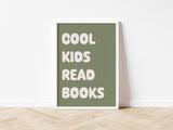 Cool Kids Read Books - Fine art print