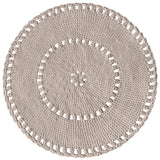 Crochet BOHO Rug | BEIGE