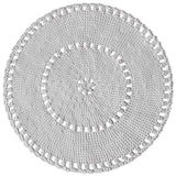 Crochet BOHO Rug | LIGHT GREY