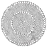 Crochet BOHO Rug | LIGHT GREY