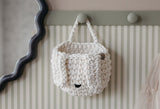 Crochet Bunny Basket | IVORY