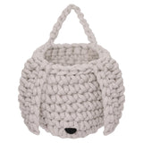 Crochet Bunny Basket | OATMEAL