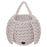 Crochet Bunny Basket | OATMEAL