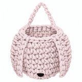 Crochet Bunny Basket | PALE PINK