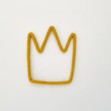 Crown Knitted Wire Shape - Kids Room Decor Wall Hanging