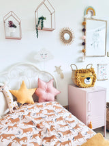 Yellow Lion Basket - Medium