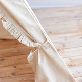 MINICAMP Teepee Tent for Kids with Ruffled Trim