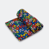 ETTA LOVES x KEITH HARING XL 'BRAZIL' MUSLIN - 5 to 12 months