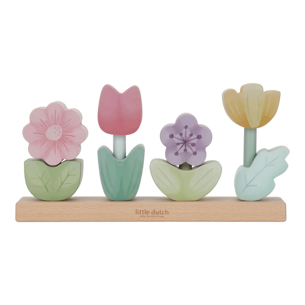 Stacking Puzzle Flowers - Fairy Garden