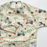 Long Sleeved Baby Bib - Farm Yard Print