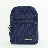 Personalised Kids Corduroy Backpack - Navy Blue