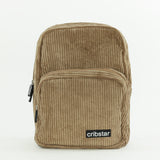 Personalised Kids Corduroy Backpack - Mocha