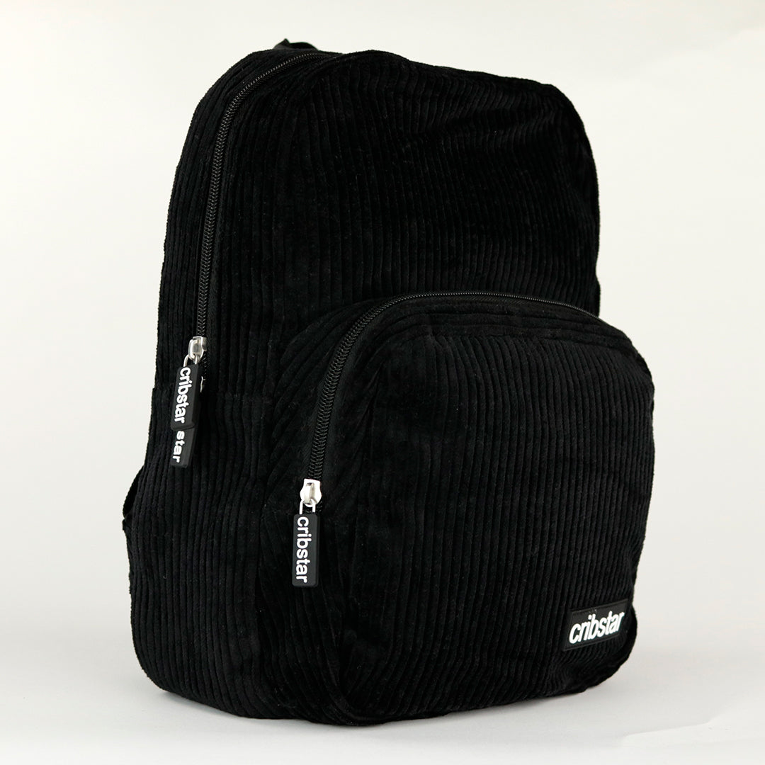 Personalised Kids Corduroy Backpack - Black – Mimibear