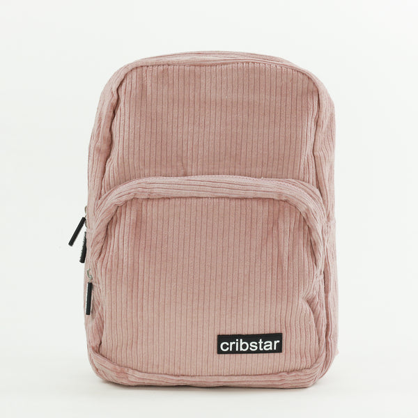 Personalised Kids Corduroy Backpack - Rose