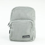Personalised Kids Corduroy Backpack - Cloudy Grey
