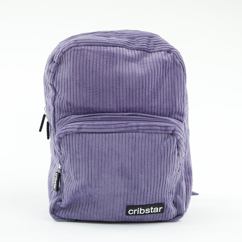 Personalised Kids Corduroy Backpack - Purple