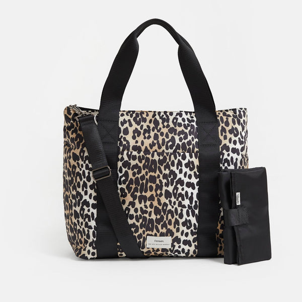 SELBY Eco Changing Bag With Changing Mat - Leopard