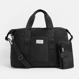 IDA Eco Holdall Changing Bag With Changing Mat - Black