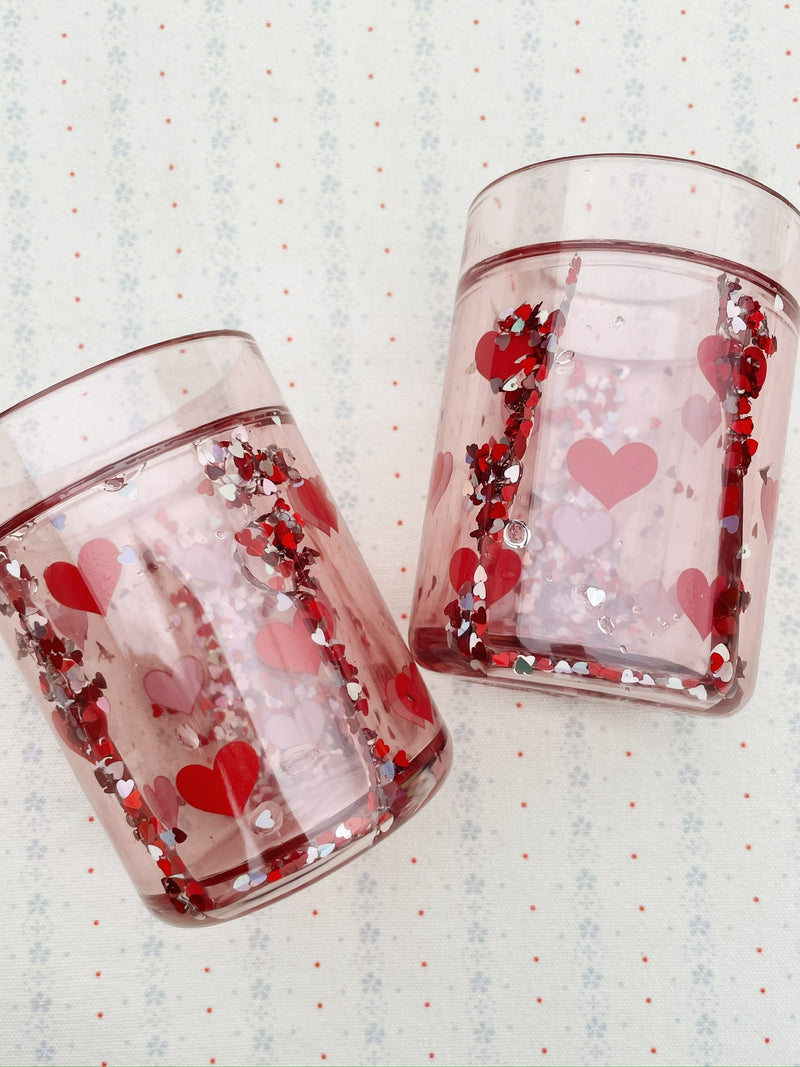 Konges Slojd - 2 Glitter Cups - Heart