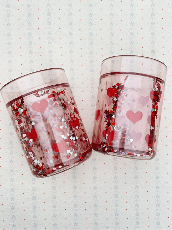 Konges Slojd - 2 Glitter Cups - Heart