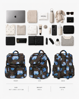 Alto Changing Backpack Brown Modern Floral Print