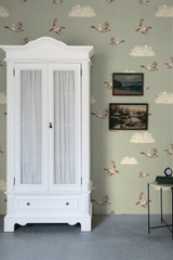 Flying Mallards Wallpaper