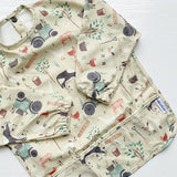 Long Sleeved Baby Bib - Farm Yard Print