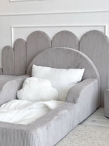 Monio - Children's Bed - Corduroy Grey