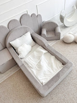 Monio - Children's Bed - Corduroy Grey