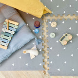 Triangle Playmat Set in Grey