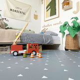 Triangle Playmat Set in Grey