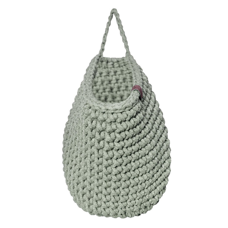 Crochet Hanging Bags | LIGHT OLIVE