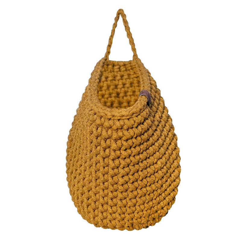 Crochet Hanging Bags | MUSTARD