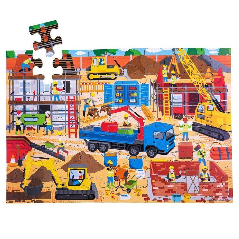 Construction Site Floor Puzzle (48 Piece)