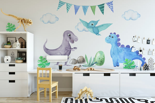 Dinosaur Wall Sticker, Boys Dino Room Decor