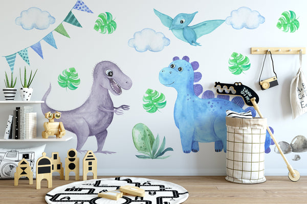 Dinosaur Wall Sticker, Boys Dino Room Decor