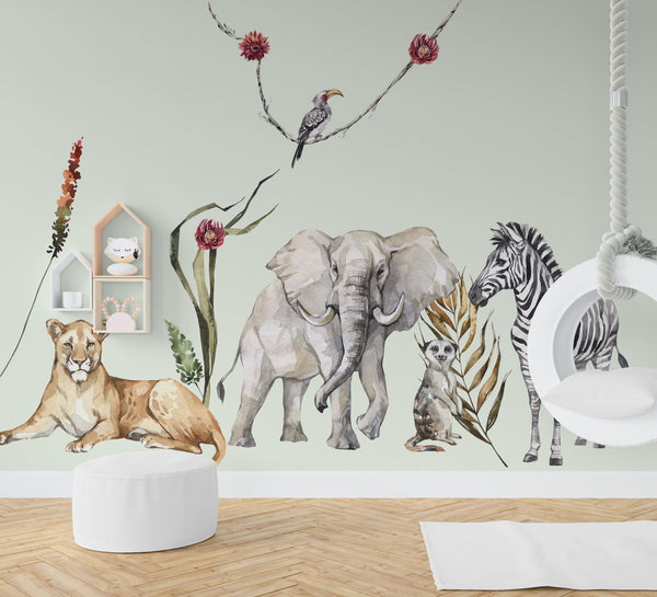 XL Safari, Savanna Wall Stickers