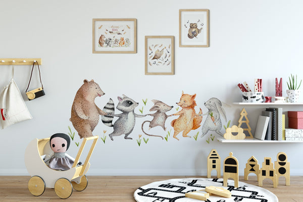 Forest Friends Wall Stickers