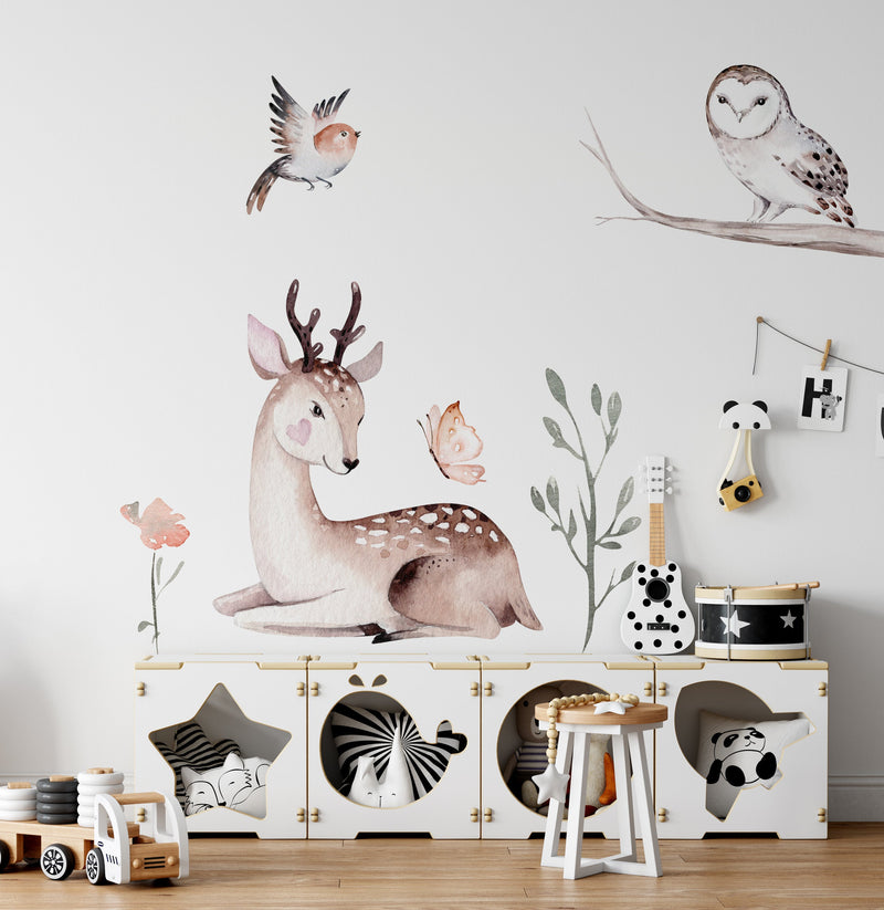 Scandinavian Forest Wall Stickers