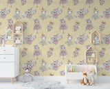 Girls Nursery Wallpaper, Princess Wallpaper